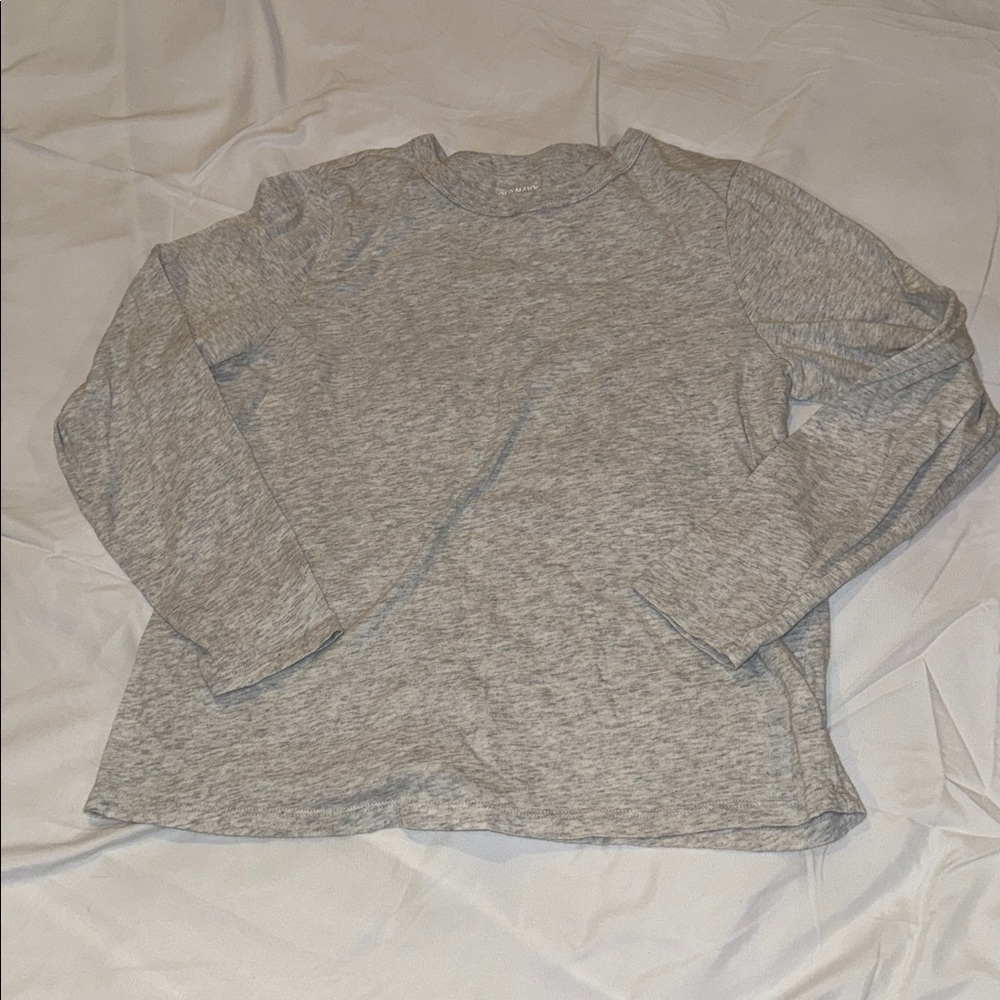 Old Navy Heather Gray Long Sleeve Top